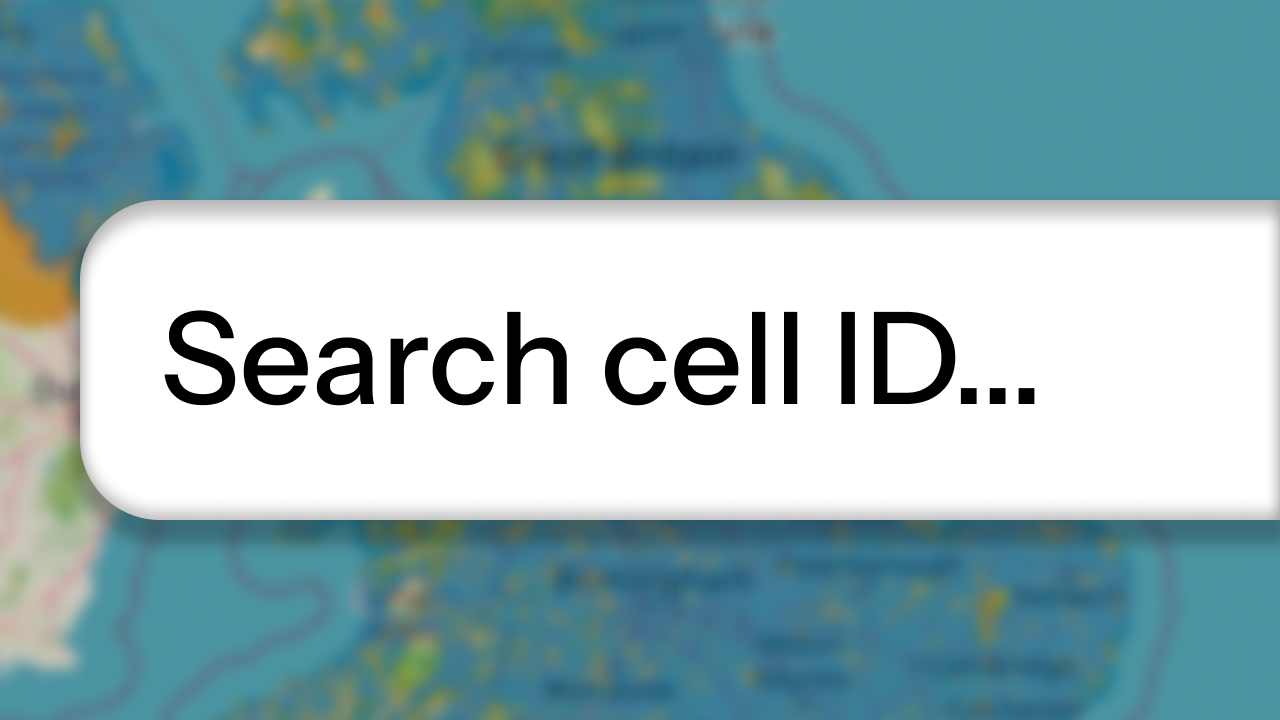 Locate O2 2G-5G sites using My Network